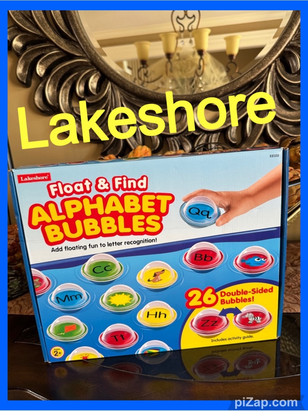 LAKESHORE Float & Find Alphabet Bubbles - Red, Yellow, Blue